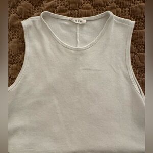 Waffle White Tank Top by Solai 🤍